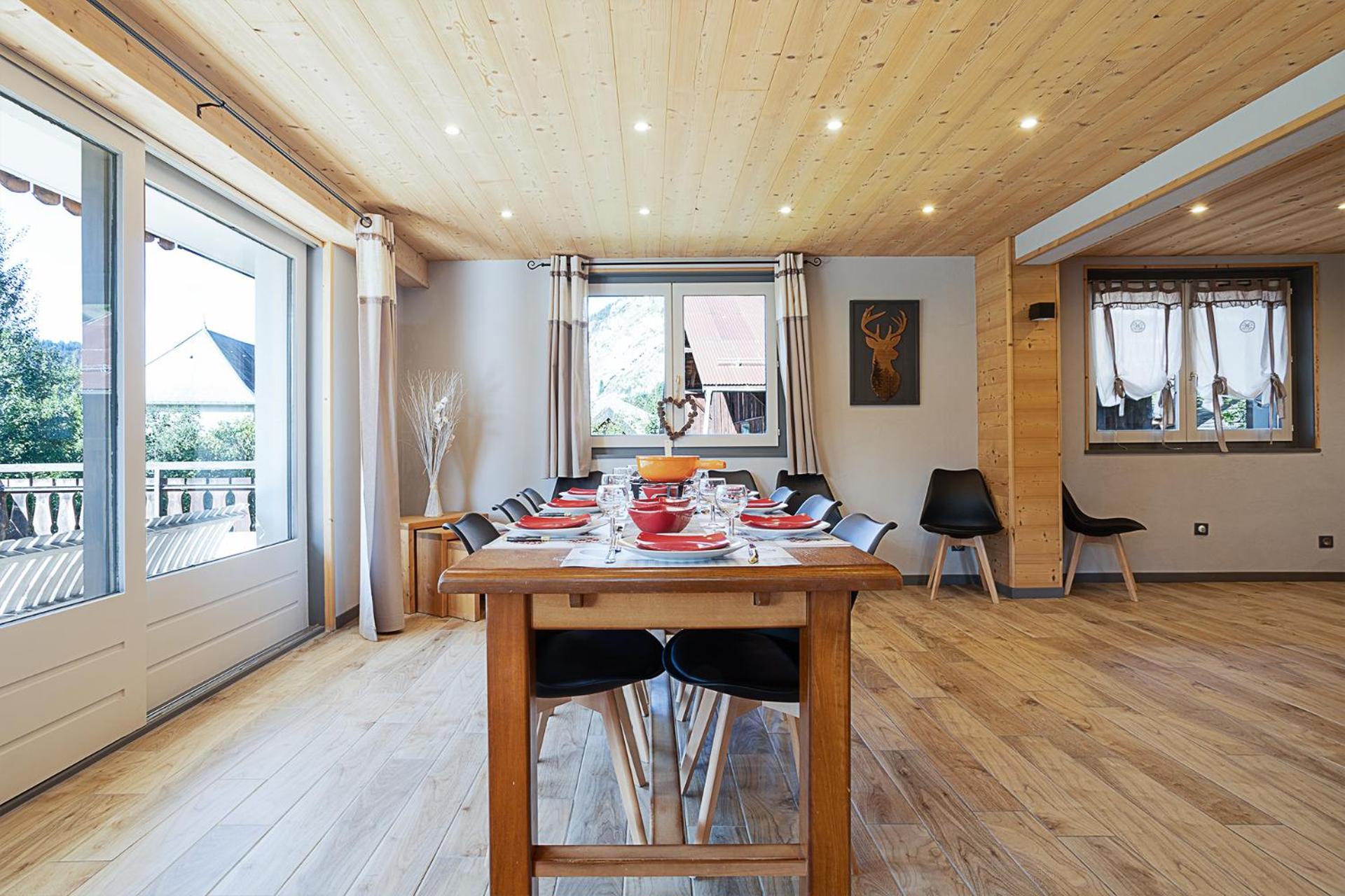 Chalet Les 4 Saisons - Ski, Parking Et Jardin Abondance المظهر الخارجي الصورة