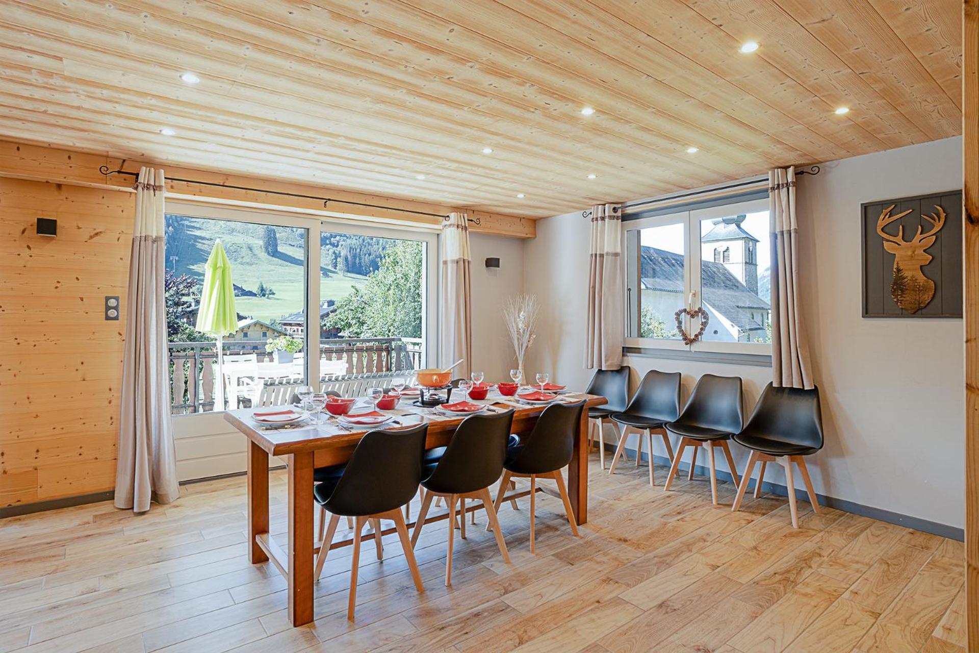 Chalet Les 4 Saisons - Ski, Parking Et Jardin Abondance المظهر الخارجي الصورة