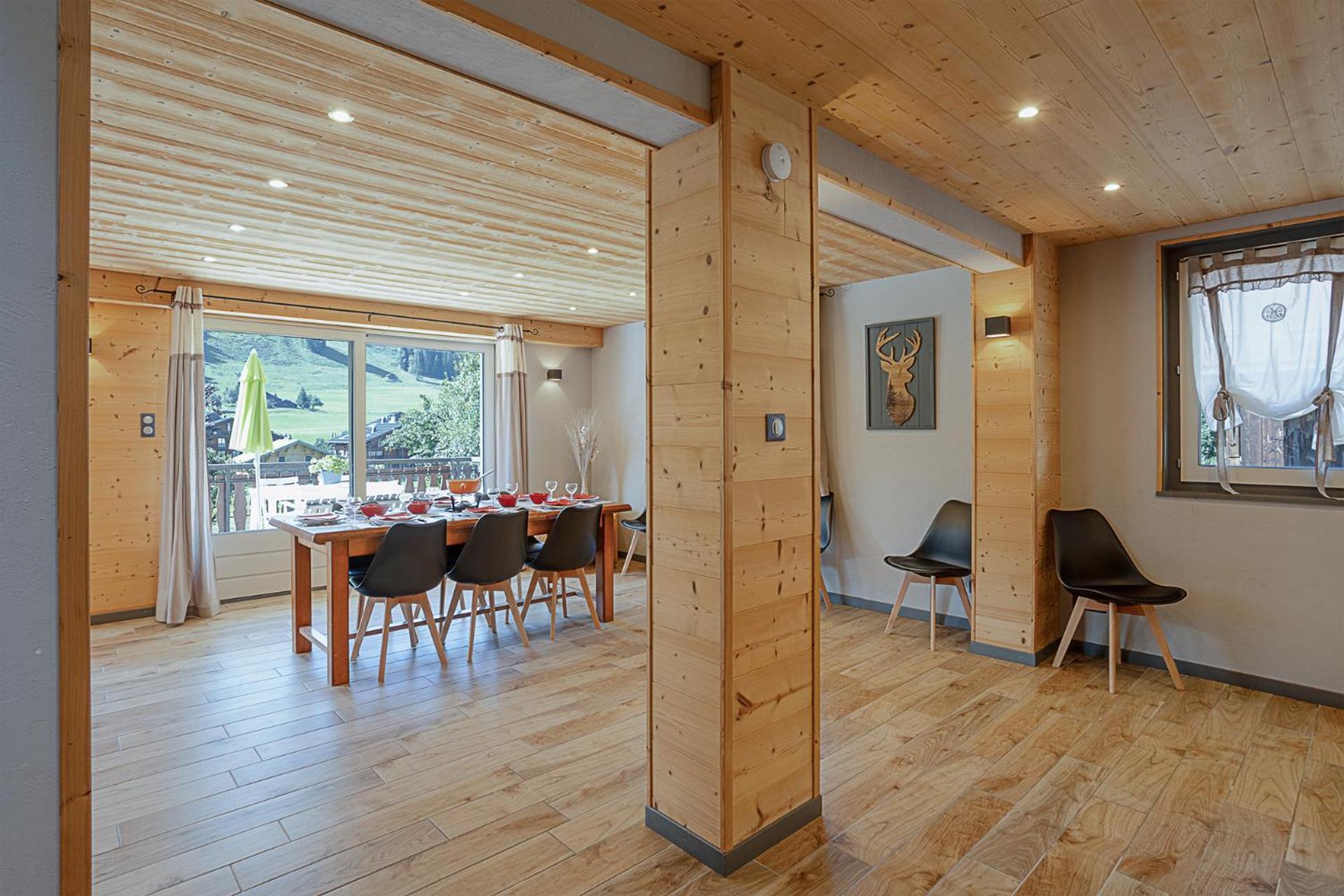 Chalet Les 4 Saisons - Ski, Parking Et Jardin Abondance المظهر الخارجي الصورة