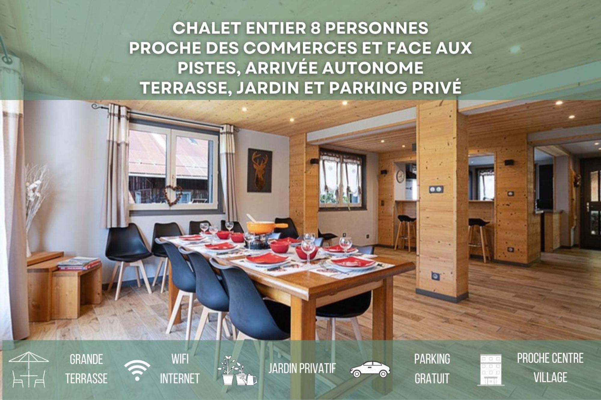 Chalet Les 4 Saisons - Ski, Parking Et Jardin Abondance المظهر الخارجي الصورة